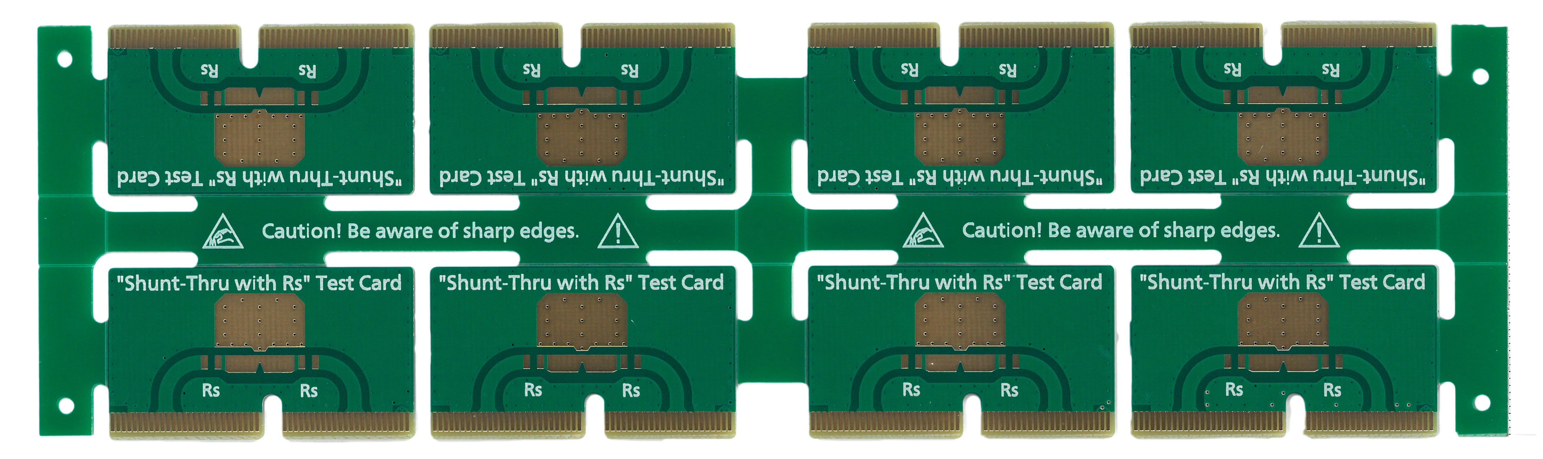 Test Card Set - Shunt-Thru with Rs