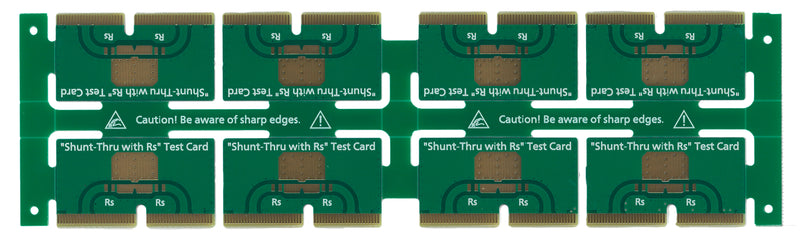 Test Card Set - Shunt-Thru with Rs